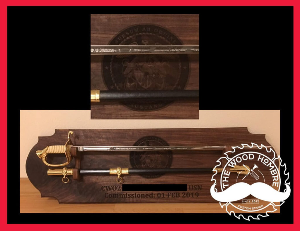 Custom Military Sword Holder